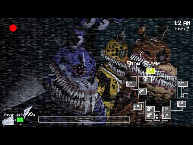 I made FNaF 1 more scary than FNaF 4! Corrupted Animatronics! (FNaF 1 Mods)