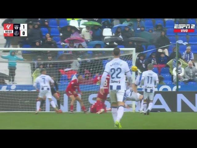 Gol de chilena de Diego García, Leganés vs Getafe (1-0): goles y resumen