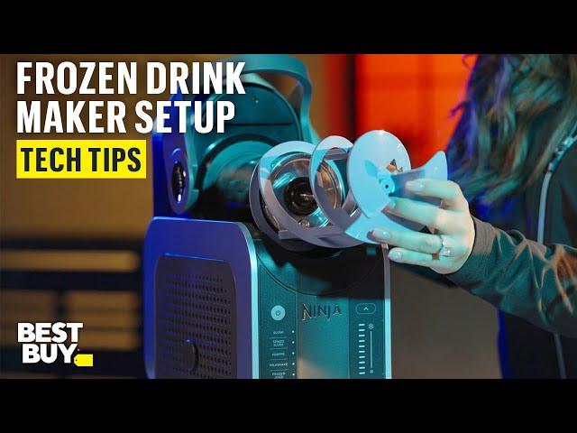 Preparing the Ninja SLUSHi Professional Frozen Drink Maker for First Use – Tech Tips from Best Buy