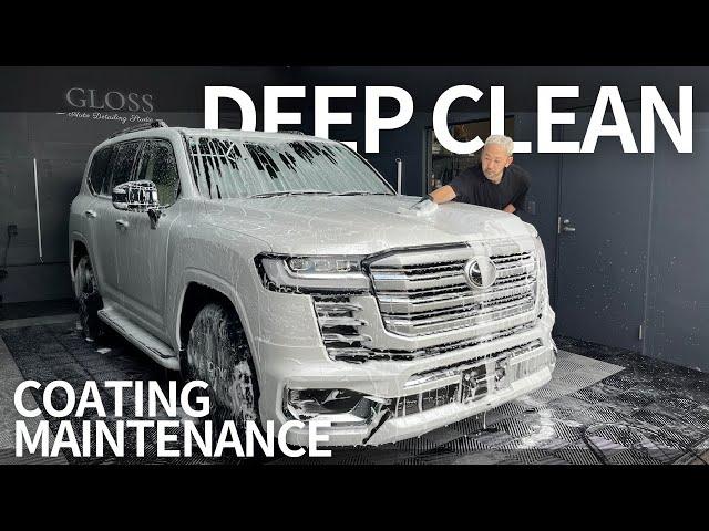 TOYOTA LAND CRUISER DEEP CLEAN | CAR DETAIL | CAR WASH | ASMR | ADBL | GTECHNIQ |