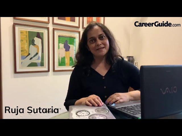 Introduction of Ruja Sutaria | Career Counsellor at CareerGuide.com