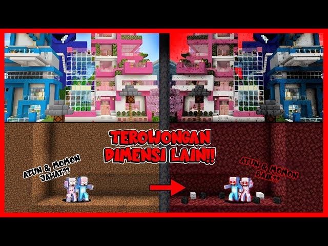 ATUN & MOMON MENEMUKAN TEROWONGAN MENUJU DIMENSI LAIN DIDUNIA MINECRAFT !! Feat @sapipurba