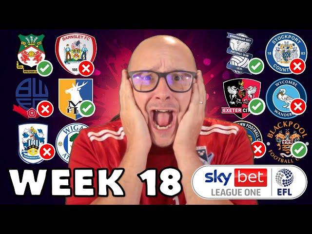 2024/25 League 1 - Matchday #18 Predictions