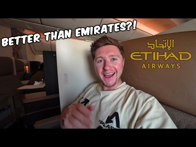 Flying Etihad's INSANE Business Class! Full Tour - 787