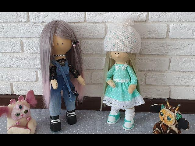 Как сшить текстильную, интерьерную куклу своими руками. textile doll. Часть 1
