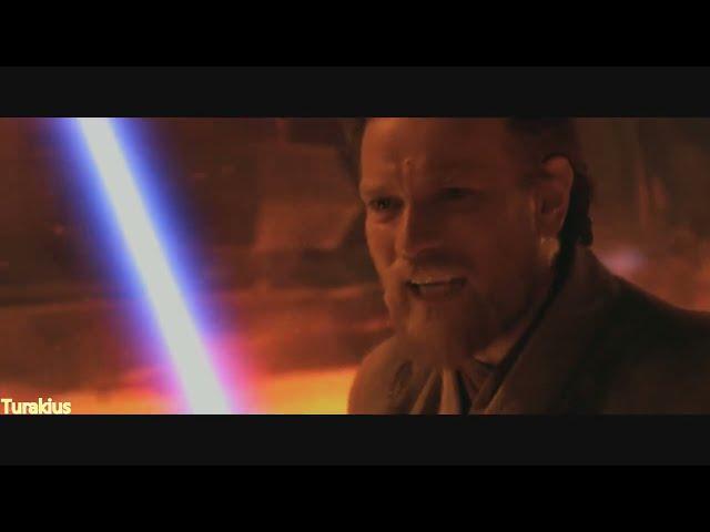 Star Wars Revenge of the Sith - Obi-Wan VS Anakin Battle. {Full Version HD}