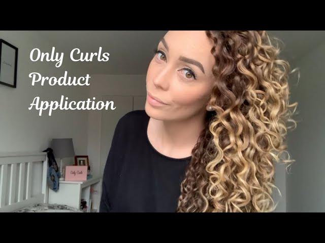  Only Curls London Product Application | Curly Hair 