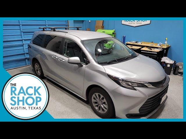 2021-2024 Toyota Sienna Rhino-Rack Custom Vortex Aero Complete Roof Rack | The Rack Shop