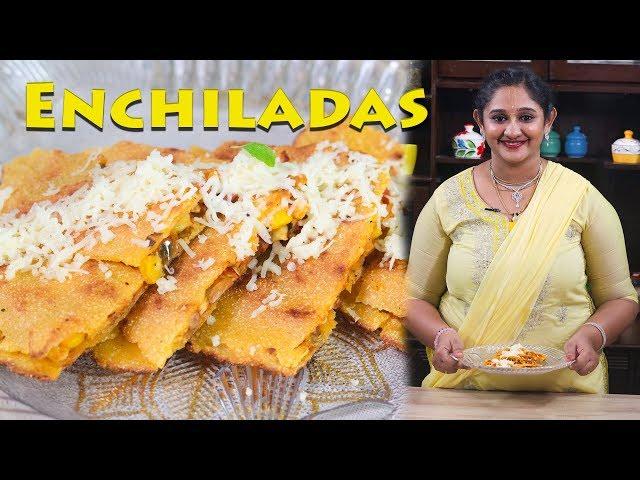 Mexican Vegetarian Enchiladas Recipe | Satvik Rasoi | Sindhu Prakash