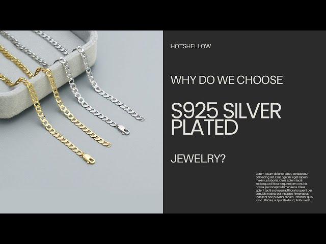 Why Choose 925 Sterling Silver & Gold-Plated Jewelry? | HotShellow Reveals the Benefits