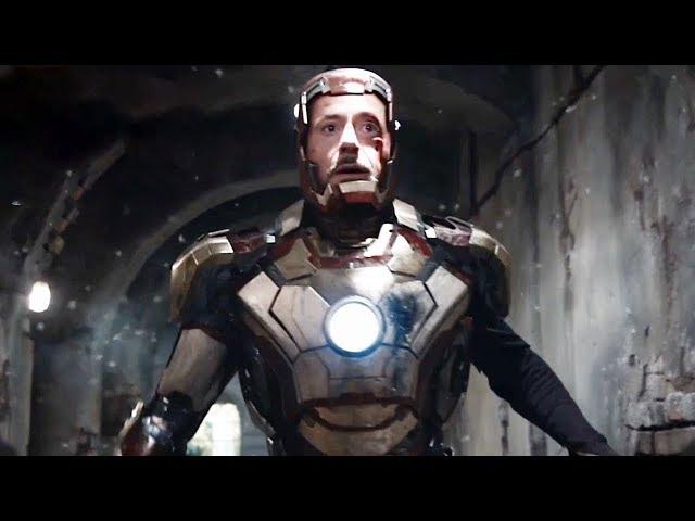 Tony Stark Escape Scene | 5,4,3,2,1 - Told You | Iron Man 3  [2013]  Movie CLIP HD