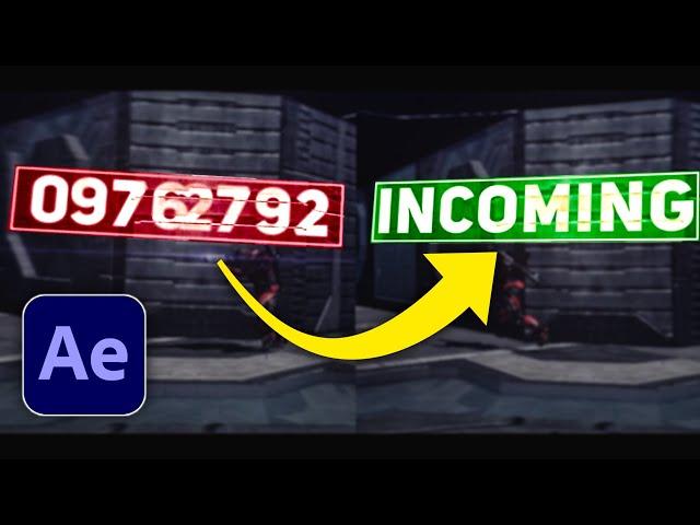 Numbers Transform Into Text | After Effects Tutorial