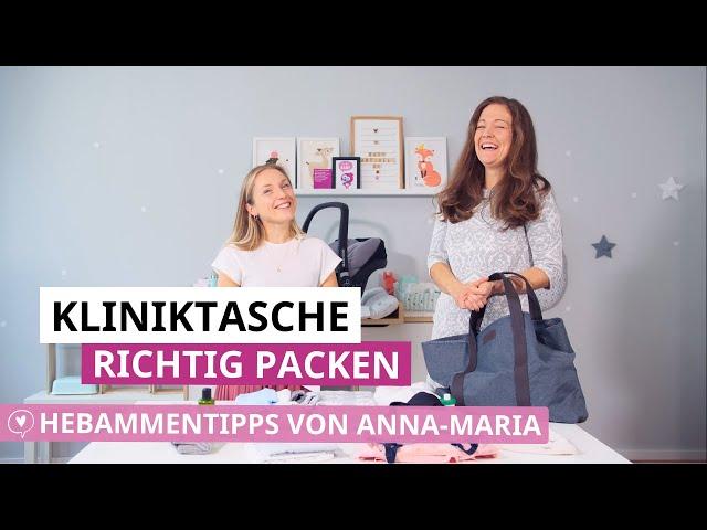 Kliniktasche packen | Was brauche ich im Kreißsaal? | Hebammentipps von Anna-Maria | babyartikel.de