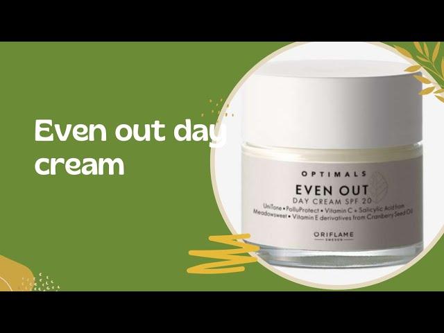 Even out day cream spf 20 #oriflame