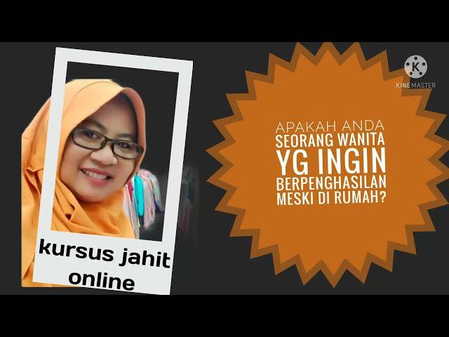 kursus jahit online #syifanaurachannel #penjahitpemula #belajarmenjahit