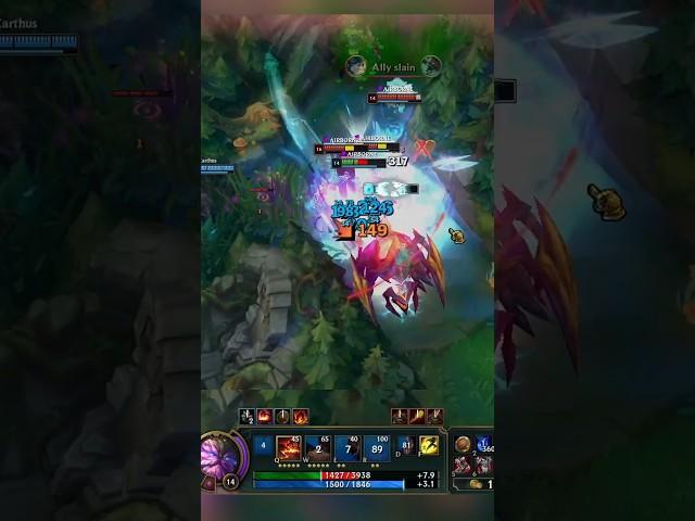 Crazy knock up #gaming #leagueoflegends