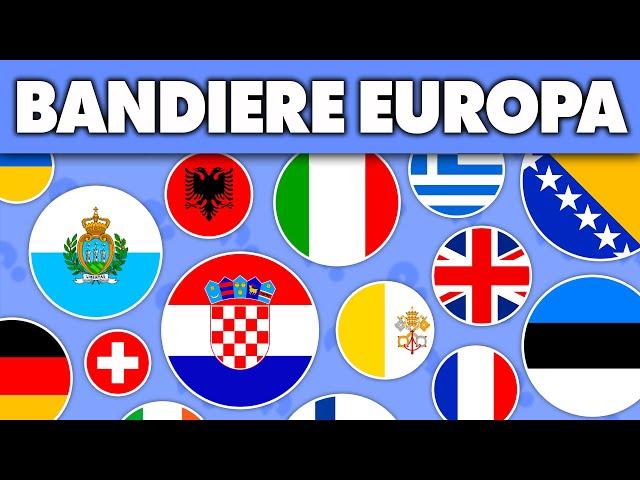 Indovina le 44 Bandiere dell'Europa | Quiz Bandiere Europee