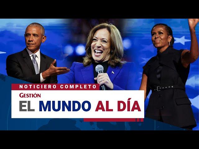  Noticias del 21 de agosto: BARACK y MICHELLE OBAMA respaldan a KAMALA HARRIS | Noticiero completo