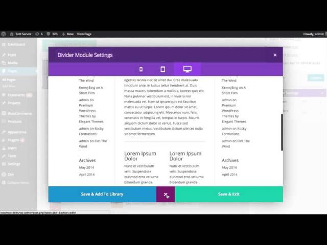 The Divi Builder Divider Module
