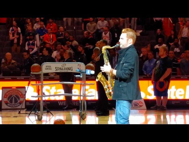 National Anthem and Behind the Scenes at Verizon Center - Dave Tauler