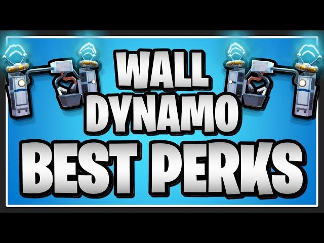 The BEST PERKS for the Wall Dynamo in Fortnite Save the World!