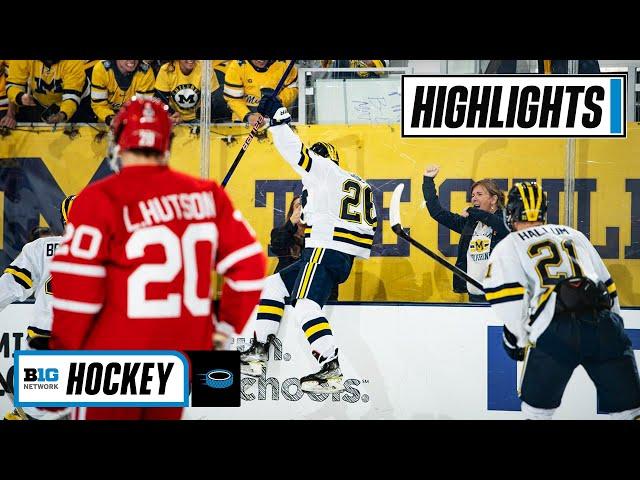 Boston U at Michigan | Highlights | Big Ten Hockey | Oct. 14, 2022