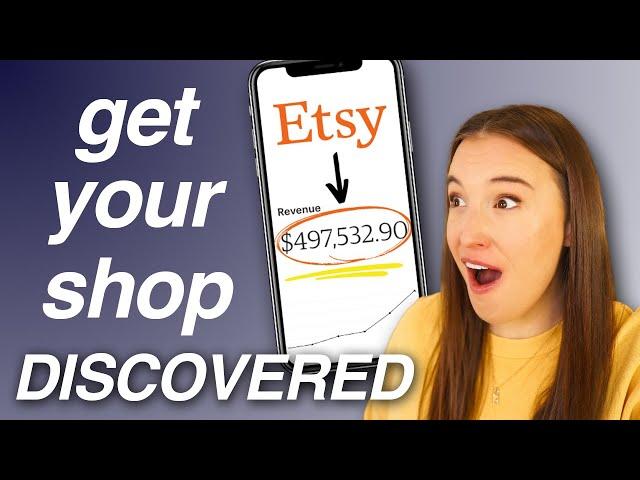 3 Ways to INCREASE TRAFFIC to your Etsy shop  (how to get found + make sales)