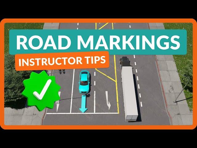 Understanding Road Markings - Driving Instructor Explains