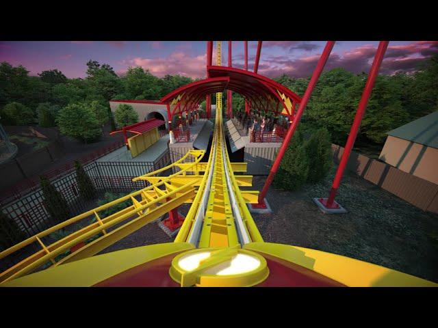 The Flash: Vertical Velocity Front Seat POV at Six Flags Great Adventure Resort