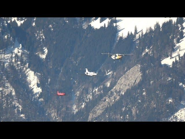 Skyvan with PC-24, PC- 21 - Airport Buochs 2019