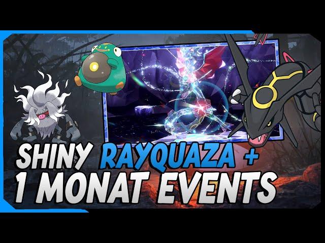 Shiny Rayquaza Event ! + Events bis Januar Angekündigt Tera Raids + Massenausbrüche