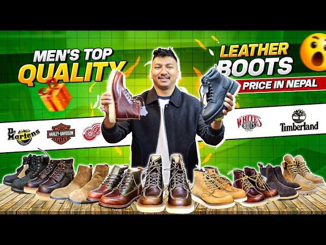 Men's Harley|White's Boot|Red Wings Boots Price in Nepal| Timberland Boots Price in Nepal 2025