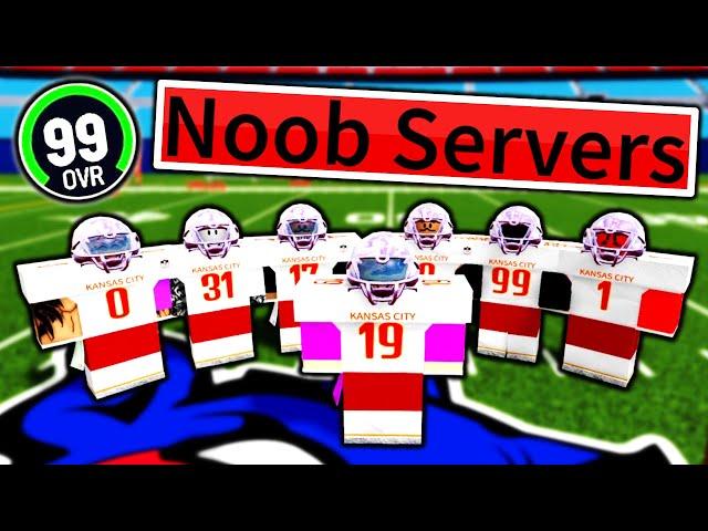 99 OVERALLS Take Over the NOOB SERVERS in Football Fusion 2!