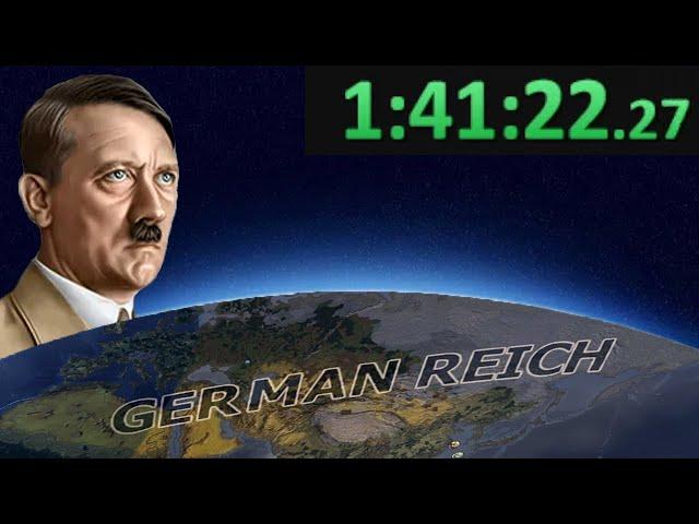 Germany World Conquest Speedrun (Hearts of Iron 4)