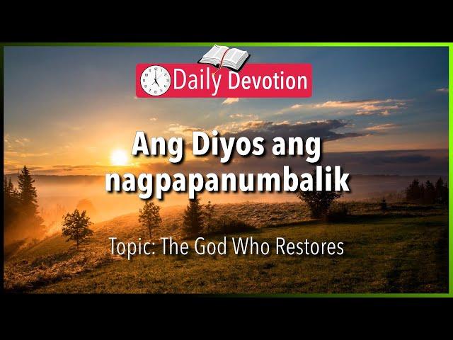 June 29: Mark 16:15 - The God who restores - 365 Bible Verses Everyone Should Know