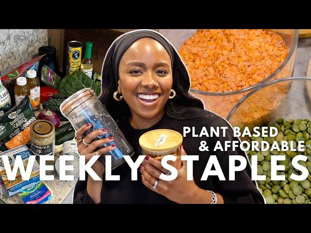 Healthy Vegan Foods I Eat Every Week and Why (Grocery list included) | Anti-Inflammatory Options