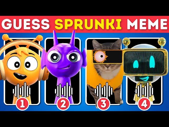 Guess Sprunki Memes and Animation Song Challenge ~ Ultimate Incredibox Sprunki Quiz