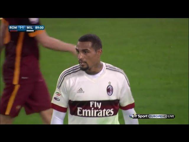 Kevin Prince Boateng vs AS Roma (Away) 09/01/2016