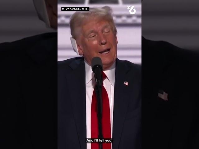 Trump says He's not supposed to be here