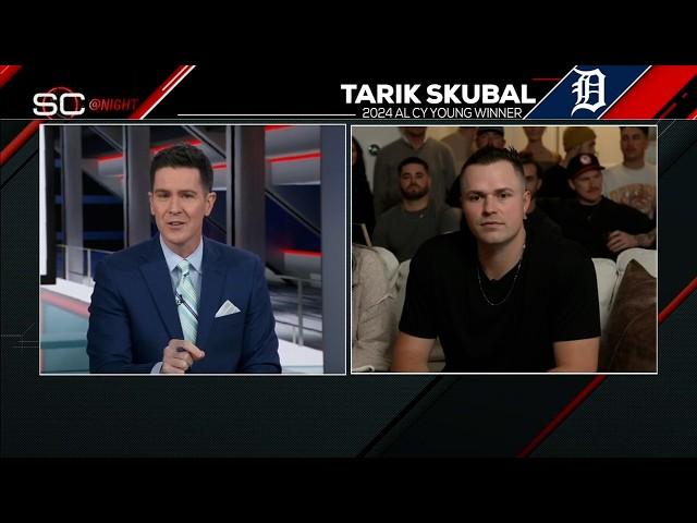 Tarik Skubal reacts to winning 2024 Cy Young award  'This is really special to me' | SportsCenter