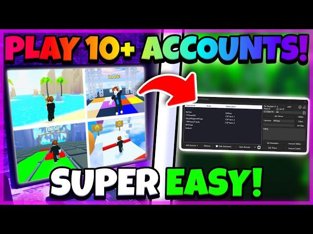  *EASY* How to run multiple ROBLOX accounts at the same time on one Computer or laptop 2024 UPDATED
