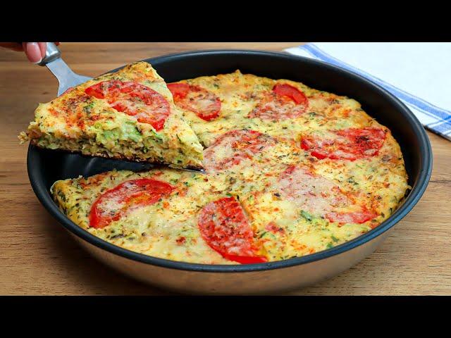 I just crack the eggs in the zucchini Incredibly delicious, quick and easy! Hearty dish