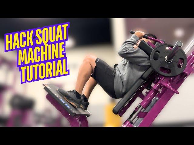 NEW Planet Fitness Hack Squat Machine (HOW TO USE!)