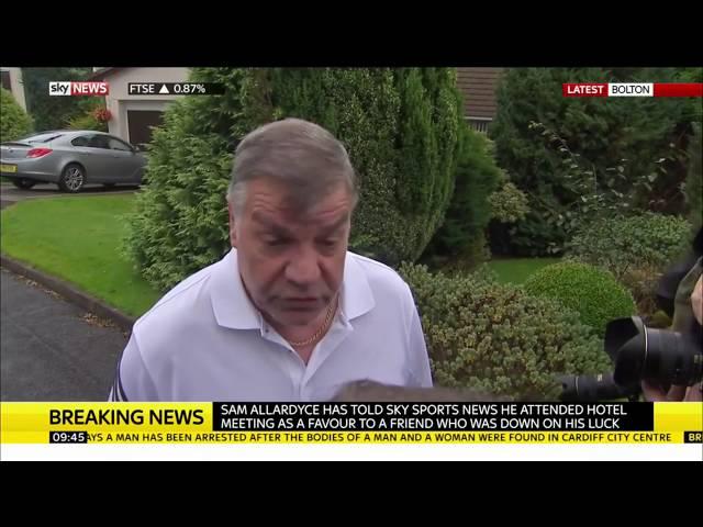 Sam Allardyce speaks after resigning as England manager