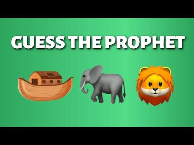 Guess the Prophet by Emoji | Quiz Arena (No Music)