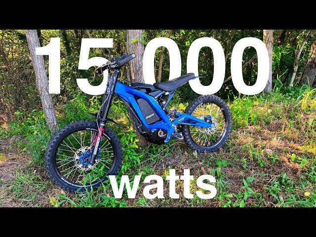 72V Sur Ron Enduro |    First Ride with 300% Power Increase  