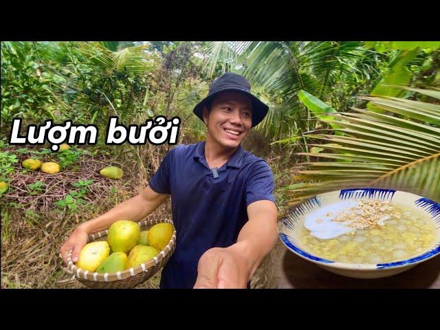 Món Chè Ngon Từ Những Trái Bưởi Lượm Sau Vườn
