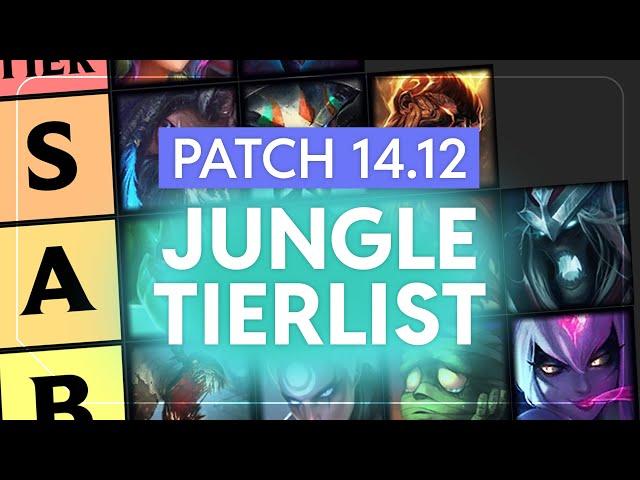 PATCH 14.12: SOLOQ JUNGLE Tierlist - League of Legends