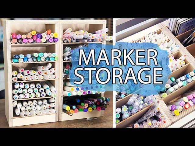 Craft Room Storage: Marker Storage