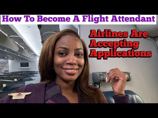 How To Become A Flight Attendant 2024 • Major USA Airlines Are hiring • Flight Attendants Life